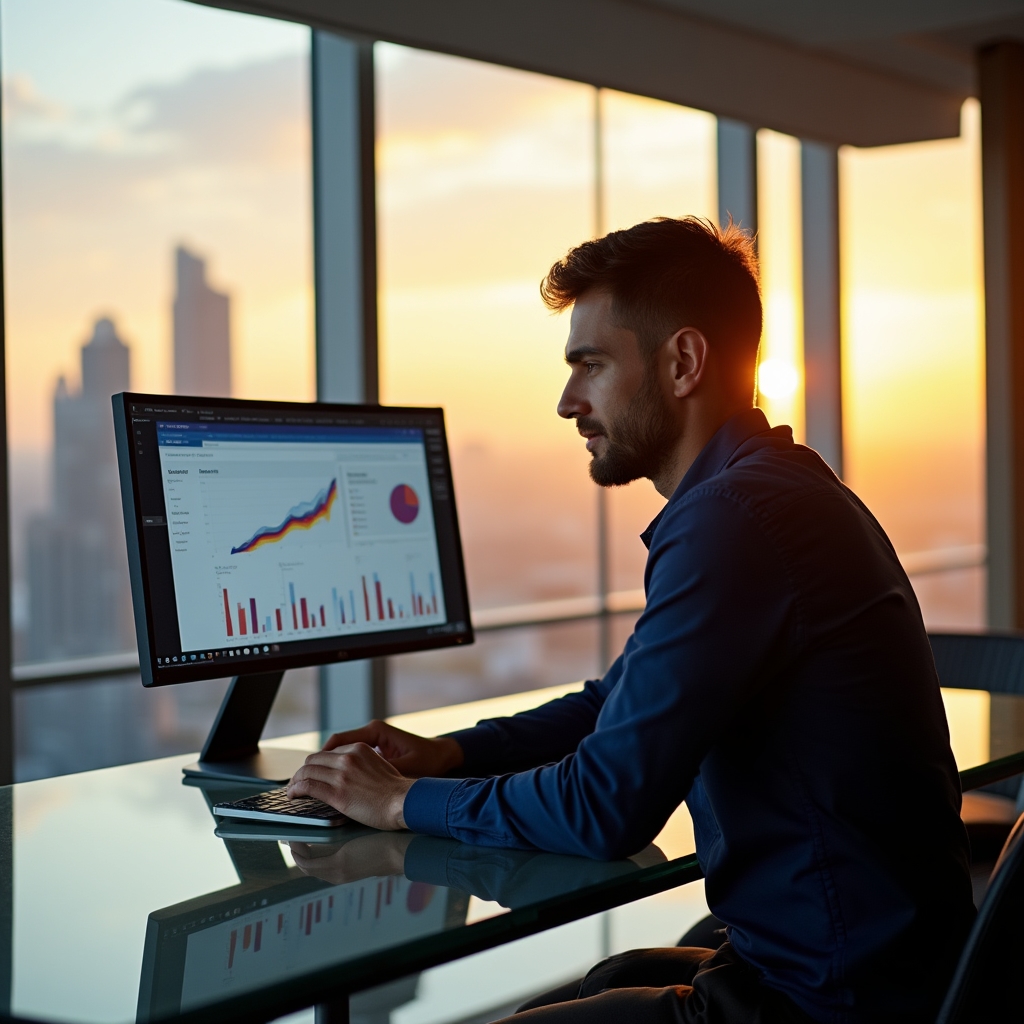 IT-специалист планирует карьерный рост в современном офисе Астаны